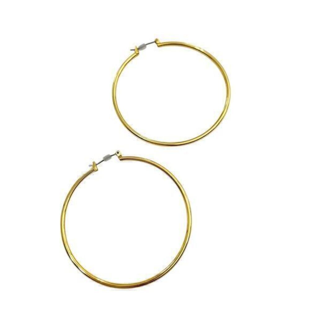 J.Crew Antique-gold hoop earrings G3478